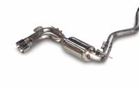 AWE Tuning 3010-42042 AWE Tuning BMW F3X N20/N26 328i/428i Touring Edition Exhaust Quad Outlet - 80mm Chrome Silver Tips