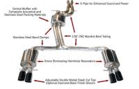 AWE Tuning 3010-43012 AWE Tuning Audi B8.5 S4 3.0T Touring Edition Exhaust System - Diamond Black Tips (102mm)