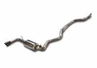 AWE Tuning 3015-22044 AWE Tuning BMW F30 320i Touring Exhaust & Performance Mid Pipe - Chrome Silver Tip (102mm)