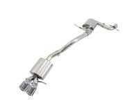 AWE Tuning 3015-22058 AWE Tuning Mk6 GLI 2.0T - Mk6 Jetta 1.8T Touring Edition Exhaust - Polished Silver Tips