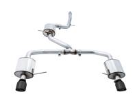 AWE Tuning 3015-23062 AWE Tuning 18-21 Volkswagen Jetta GLI Mk7 Touring Exhaust - Diamond Black Tips (Fits High-Flow DP)