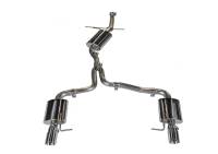 AWE Tuning 3015-32022 AWE Tuning Audi B8 A5 2.0T Touring Edition Exhaust - Dual Outlet Polished Silver Tips