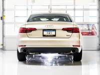 AWE Tuning - AWE Tuning 3015-32078 AWE Tuning Audi B9 A4 Touring Edition Exhaust Dual Outlet - Chrome Silver Tips (Includes DP) - Image 4