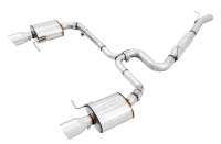 AWE Tuning 3015-32098 AWE Tuning VW MK7 Golf Alltrack/Sportwagen 4Motion Touring Edition Exhaust - Polished Silver Tips