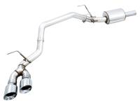AWE Tuning 3015-32304 AWE Tuning 09-18 RAM 1500 5.7L (w/o Cutouts) 0FG Single Side Exit Cat-Back Exhaust - Chrome Tips