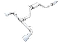 AWE Tuning 3015-32658 AWE Tuning 2022 VW GTI MK8 Touring Edition Exhaust - Chrome Silver Tips