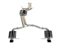 AWE Tuning 3015-33054 AWE Tuning Audi 8R Q5 3.0T Touring Edition Exhaust Dual Outlet Diamond Black Tips
