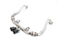 AWE Tuning 3015-33080 AWE Tuning Porsche 718 Boxster / Cayman Touring Edition Exhaust - Diamond Black Tips