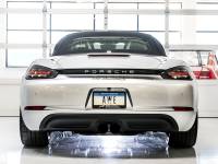 AWE Tuning - AWE Tuning 3015-33080 AWE Tuning Porsche 718 Boxster / Cayman Touring Edition Exhaust - Diamond Black Tips - Image 2