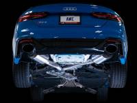 AWE Tuning - AWE Tuning 3015-33321 AWE Tuning Audi B9.5 RS5 Sportback Non-Resonated Touring Edition Exhaust - RS-Style Diamond Blk Tips - Image 3
