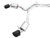 AWE Tuning - AWE Tuning 3015-33321 AWE Tuning Audi B9.5 RS5 Sportback Non-Resonated Touring Edition Exhaust - RS-Style Diamond Blk Tips - Image 7