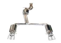 AWE Tuning 3015-42028 AWE Tuning Audi B8.5 S5 3.0T Touring Edition Exhaust System - Polished Silver Tips (90mm)