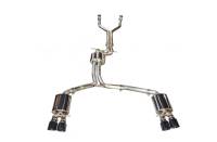 AWE Tuning 3015-43010 AWE Tuning Audi C7 / C7.5 S6 4.0T Touring Edition Exhaust - Diamond Black Tips