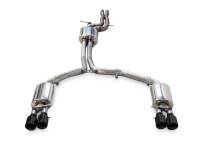 AWE Tuning 3015-43074 AWE Tuning Audi C7.5 A7 3.0T Touring Edition Exhaust - Quad Outlet Diamond Black Tips