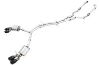 AWE Tuning 3015-43092 AWE Tuning Audi B9 S5 3.0T Touring Edition Exhaust - Black Diam Tips (102mm)