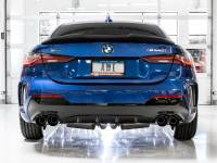 AWE Tuning - AWE Tuning 3015-43158 AWE Tuning 2019+ BMW M340i (G20) Resonated Touring Edition Exhaust - Quad Diamond Black Tips - Image 3