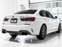 AWE Tuning - AWE Tuning 3015-43158 AWE Tuning 2019+ BMW M340i (G20) Resonated Touring Edition Exhaust - Quad Diamond Black Tips - Image 4