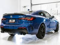AWE Tuning - AWE Tuning 3015-43158 AWE Tuning 2019+ BMW M340i (G20) Resonated Touring Edition Exhaust - Quad Diamond Black Tips - Image 6