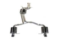 AWE Tuning 3020-32018 AWE Tuning Audi 8R Q5 3.2L Non-Resonated Exhaust System (Downpipe-Back) - Polished Silver Tips