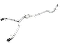 AWE Tuning 3020-33026 AWE Tuning Audi B9 A4 Track Edition Exhaust Dual Outlet - Diamond Black Tips (Includes DP)