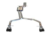 AWE Tuning 3020-42014 AWE Tuning Audi B8 S5 4.2L Track Edition Exhaust System - Polished Silver Tips