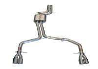 AWE Tuning 3020-42020 AWE Tuning Audi B8 / B8.5 S4 3.0T Track Edition Exhaust - Chrome Silver Tips (90mm)