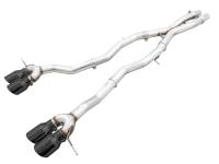 AWE Tuning 3020-42482 AWE Tuning Track Edition Cat-Back Exhaust for BMW G8X M3/M4 - Diamond Black Tips