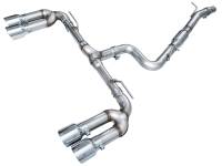 AWE Tuning 3020-42897 AWE Tuning 22-24 Audi 8Y S3 Track Edition Exhaust - Chrome Silver Tips