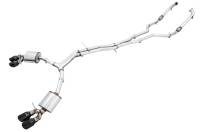 AWE Tuning 3020-43064 AWE Tuning Audi B9 S5 Sportback Touring Edition Exhaust - Non-Resonated (Black 102mm Tips)