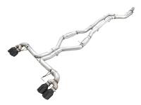 AWE Tuning 3020-43085 AWE Tuning 2019+ BMW M340i (G20) Track Edition Exhaust - Quad Diamond Black Tips