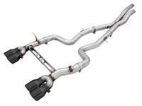 AWE Tuning 3020-43087 AWE Tuning BMW F8X M3/M4 Track Edition Cat-Back Exhaust - Diamond Black Tips