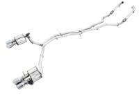 AWE Tuning 3025-42038 AWE Tuning Audi B9 S5 Coupe SwitchPath Exhaust w/ Chrome Silver Tips (102mm)