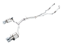 AWE Tuning 3025-42042 AWE Tuning Audi B9 S5 Sportback SwitchPath Exhaust - Non-Resonated (Silver 102mm Tips)