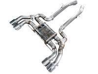 AWE Tuning 3025-42301 AWE Tuning 20-25 BMW X3 M/M Comp (F97) AWD SwitchPath Axle-Back Exhaust - Chrome Silver Tips