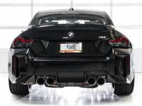 AWE Tuning - AWE Tuning 3025-42487 AWE Tuning 23-24 BMW G87 M2 SwitchPath Edition Exhaust - Chrome Silver Tips - Image 3