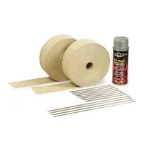 DEI 10112 DEI Exhaust Wrap Kit - Tan Wrap & Aluminum HT Silicone Coating (Aerosol)
