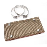 DEI - DEI 10453 DEI Pipe Shield w/Stainless Steel Clamps - 4in x 8in - Titanium - Image 2
