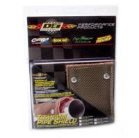 DEI - DEI 10453 DEI Pipe Shield w/Stainless Steel Clamps - 4in x 8in - Titanium - Image 8