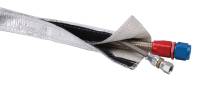 DEI 10457 DEI Heat Shroud 3/4in I.D. x 3ft - Aluminized Sleeving - Hook and Loop Edge