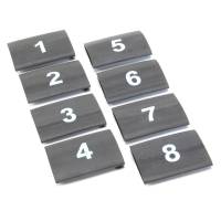 DEI - DEI 10849 DEI Wire Markers 8pc Set Numbered 1-8 - Black - Image 2