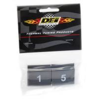 DEI - DEI 10849 DEI Wire Markers 8pc Set Numbered 1-8 - Black - Image 4