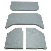 DEI 50133 DEI 07-10 Jeep Wrangler JK 4-Door Boom Mat Headliner - 4 Piece - Gray