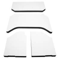 DEI 50135 DEI 07-10 Jeep Wrangler JK 4-Door Boom Mat Headliner - 4 Piece - White