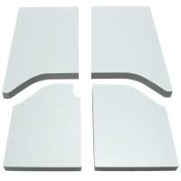 DEI 50142 DEI 11-18 Jeep Wrangler JK 2-Door Boom Mat Headliner - 4 Piece - White