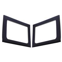 DEI 50149 DEI 11-18 Jeep Wrangler JK 4-Door Boom Mat Rear Side Window Trim - 2 Piece - Black