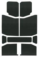 DEI 50168 DEI 18-23 Jeep Wrangler JL 4-Door Boom Mat Headliner - 9 Piece - Black