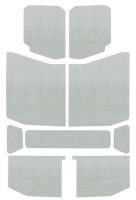 DEI 50170 DEI 18-23 Jeep Wrangler JL 4-Door Boom Mat Headliner - 9 Piece - White