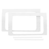 DEI 50175 DEI 18-23 Jeep Wrangler JL 4-Door Boom Mat Rear Side Window Trim - 4 Piece - White