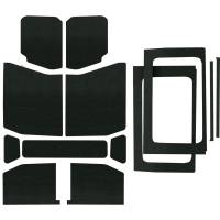 DEI 50178 DEI 18-23 Jeep Wrangler JL 4-Door Boom Mat Complete Headliner Kit - 13 Piece - Black
