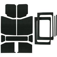 DEI - DEI 50178 DEI 18-23 Jeep Wrangler JL 4-Door Boom Mat Complete Headliner Kit - 13 Piece - Black - Image 2